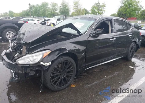 2015 Infiniti Q70L 3.7X z USA, uszkodzony, nr VIN JN1BY1PR1FM831958